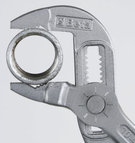 1047 300 - Slip joint pliers, push button alignment