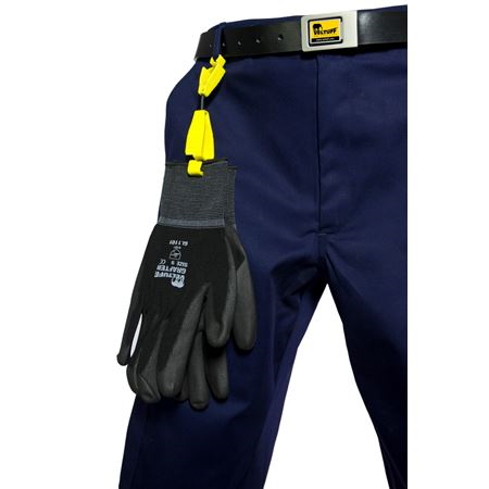A002 Yellow Glove Clip Metal Free (Pk40) 