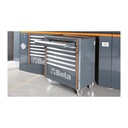 C55C7- Mobile roller cab with seven drawers, for workshop equipment combination