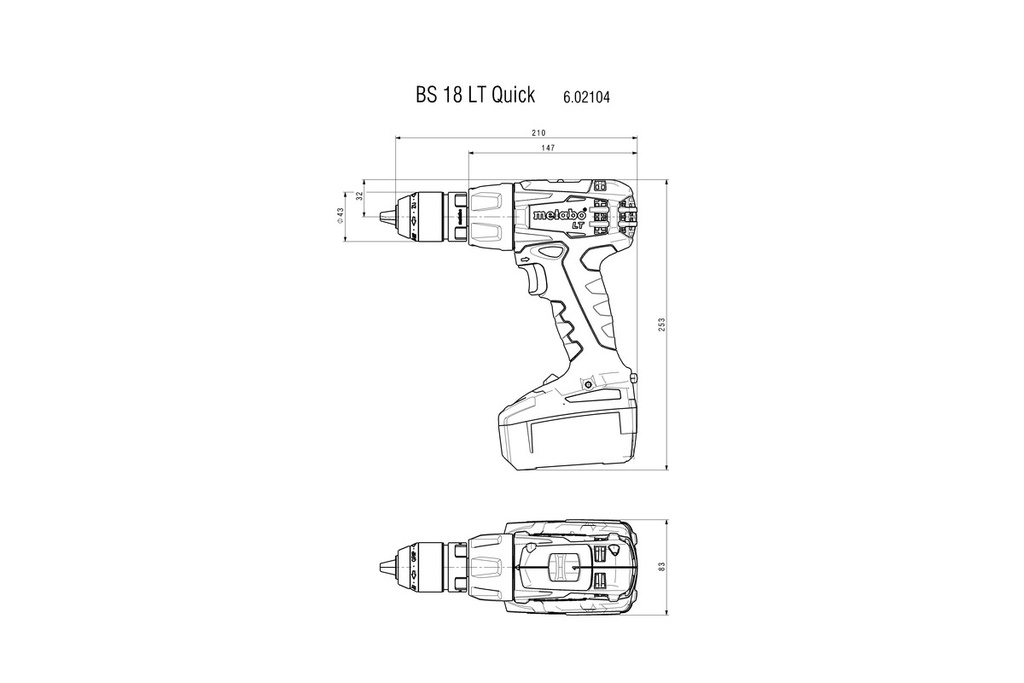 BS 18 LT Quick Cordless Drill Screw ( Bare )