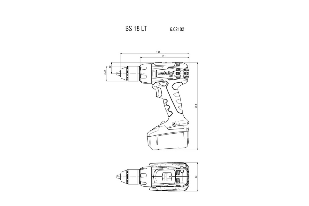 BS 18 LT Cordless Drill Screwd 2X4AH LIHD 