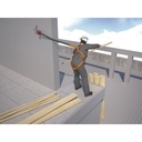 ELARA14X5L FALL ARRESTER KIT HARNESS 2 POINTS ROPE 2m 2 KARA