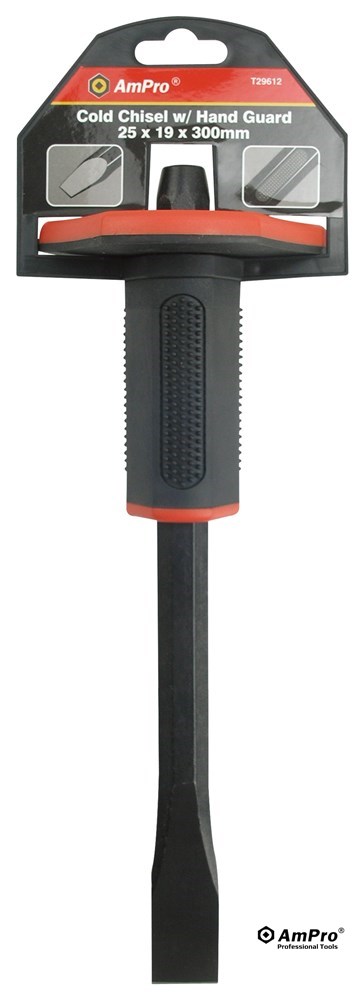 COLD CHISEL W/HAND GUARD (25 x 19 x 300mm) 