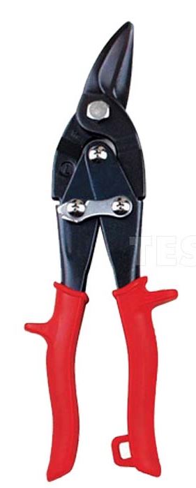 AVIATION TIN SNIPS -LEFT CUT (RED/BK) 