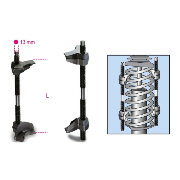 1556-/1A-COIL SPRING COMPRESSORS 