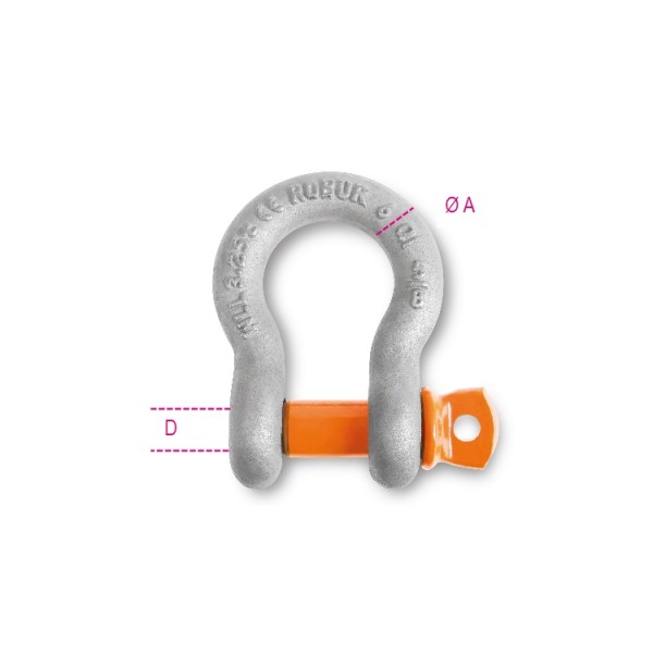 8029R 6-BOW SHACKLE 