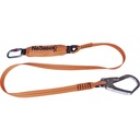 AN203200CD Single Webbing Lanyard, Shock Absorber