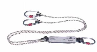 AN218150CCC Double Rope Lanyard, With Shock Absorber