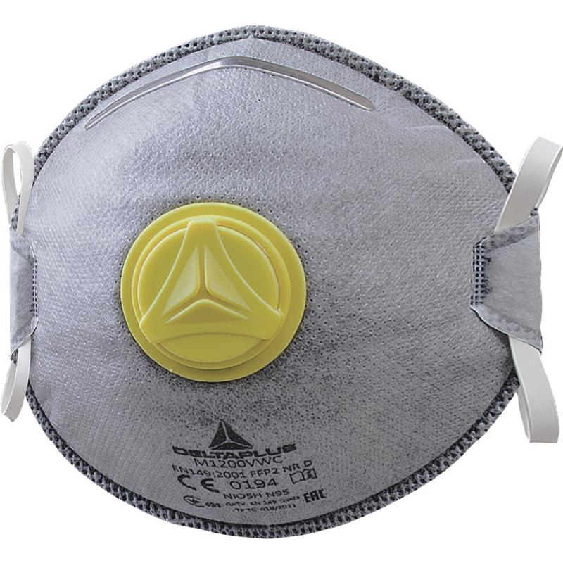 M1200VWC GREY Disposable Mask FFP2+V+W box10