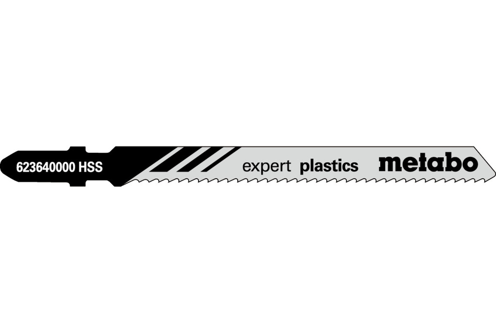 5 JIGSAW BLADES, PLEXIGLAS, EXPERT, 74/ 2.0MM 