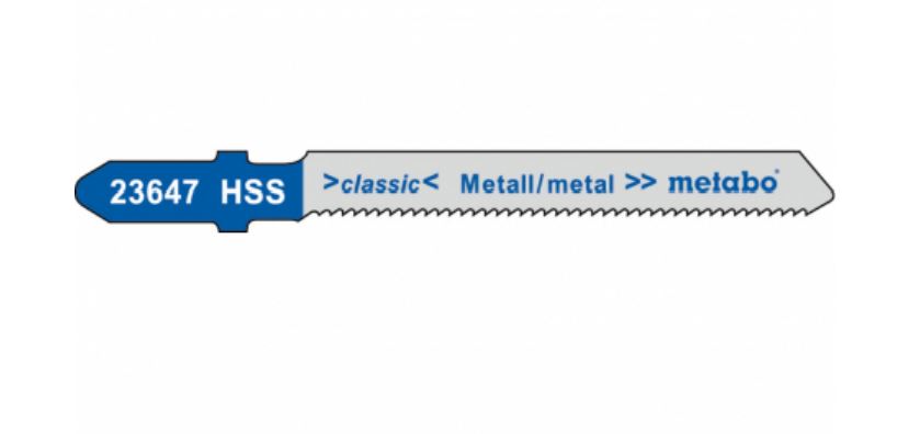 5 JIGSAW BLADES, METAL, CLASSIC, 51/ 1.2 MM 