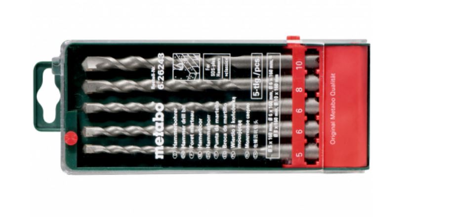 5pcs (Ø5/6/6/8/10mm) SDS-Plus Drill-Set 2-Head (Classic) 