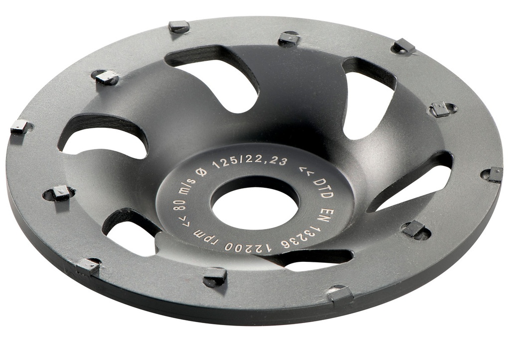 PCD cup grinding wheel "professional" ? 125 mm 