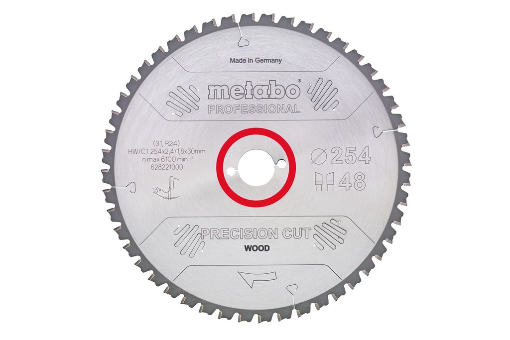 CIRCULAR SAW BLADE HW/CT 254 X 30, 48 WZ 5° NEG 