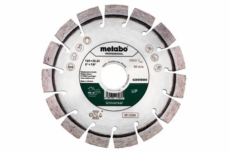 Universal Diamond Cutting Disc 125 x 22.23 mm (Professional) 15 Segments , UP