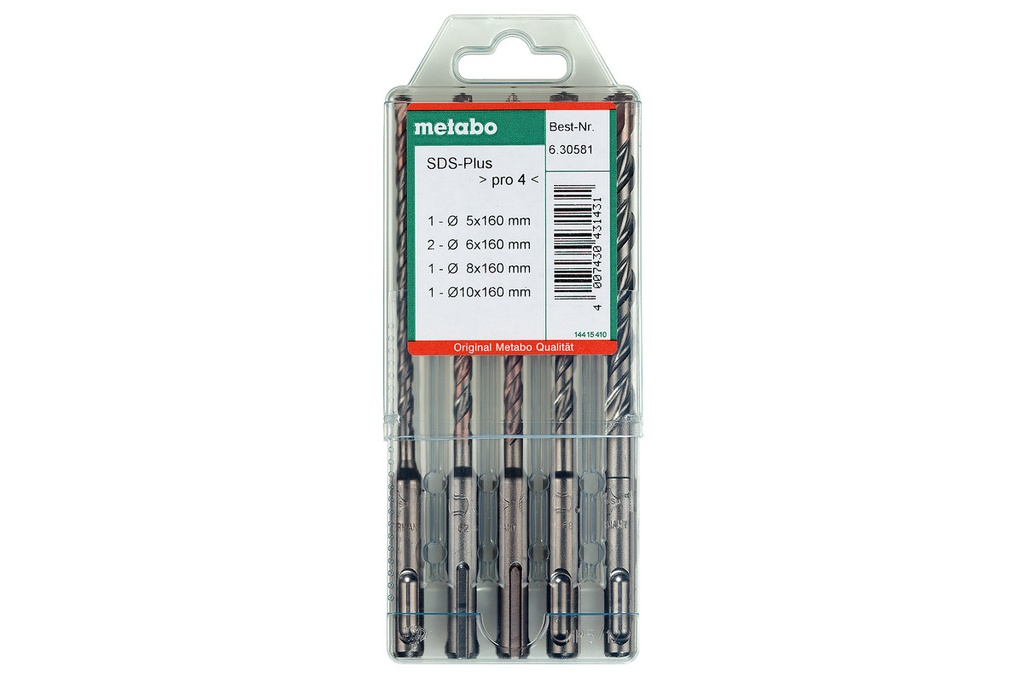 Carbide-tipped hammer  bit  drill-set 5pcs