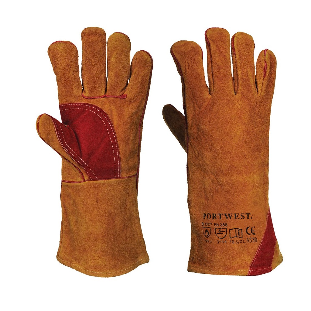 A530BRR Brown Welding Glove, XL