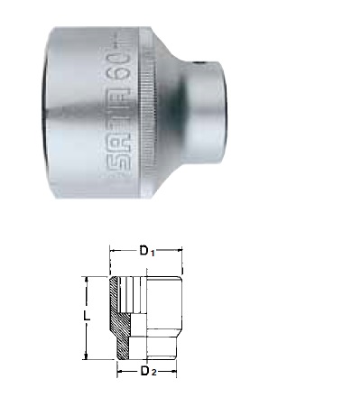 3/4" Drive 12PT SOCKET 55MM 
