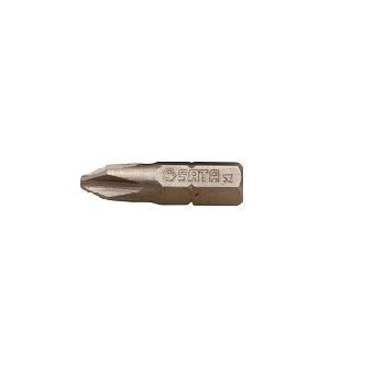 10Pc. 1/4" Hex Shank Bits, 25mm Length, Phillips #1 