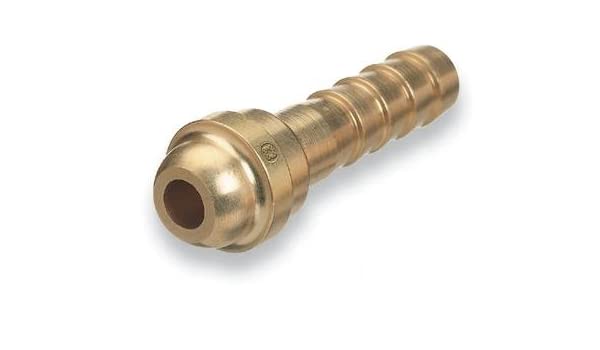 BRASS NIPPLE 1/4" X 9/16" BARDED 