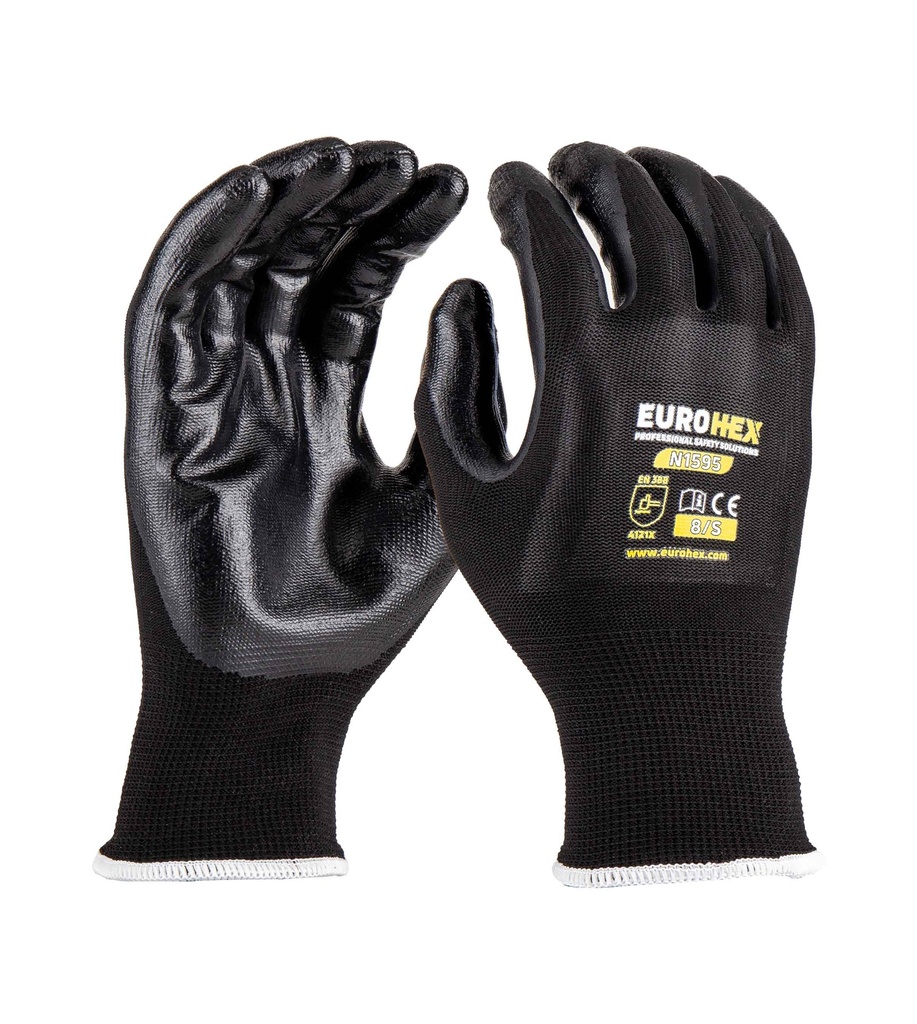 EUROHEX N1595 light Smooth Nitrile Gloves Touch 4121X