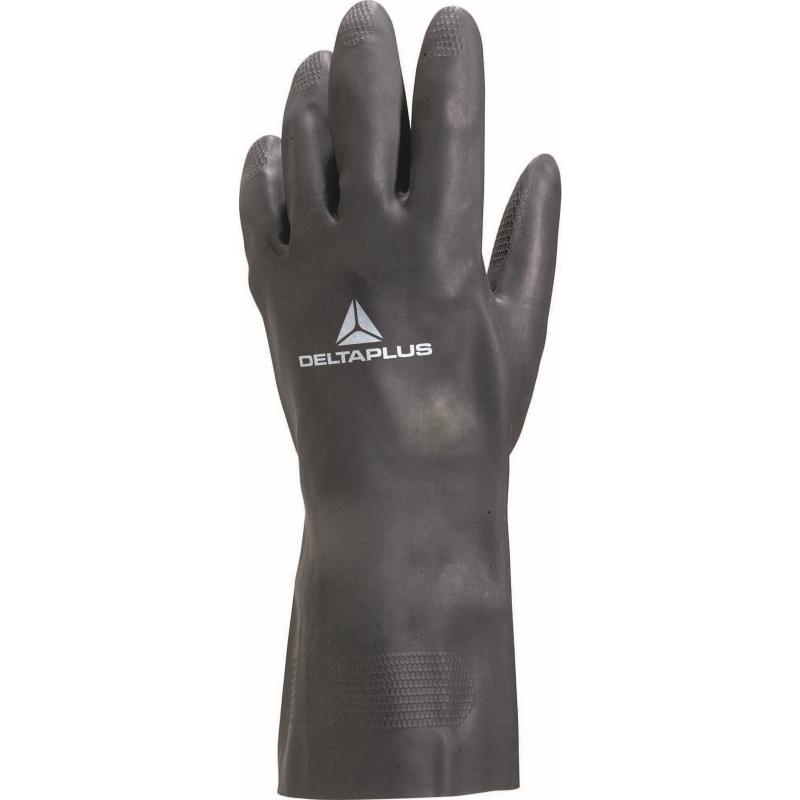 VE509 Dipped Neoprene Fully Coated Flocked Chemical Glove 30cm