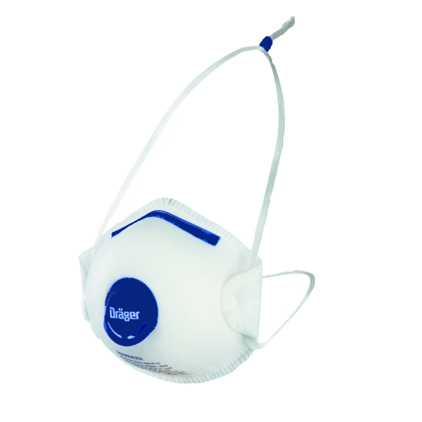 Drager X-plore 1350 FFP2 / N95 Disposable Mask W/ VALVE