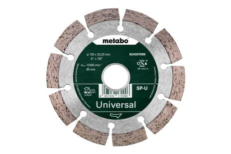 Universal Diamond Cutting Disc 125 x 22.23 mm 10 Segments , SP-U