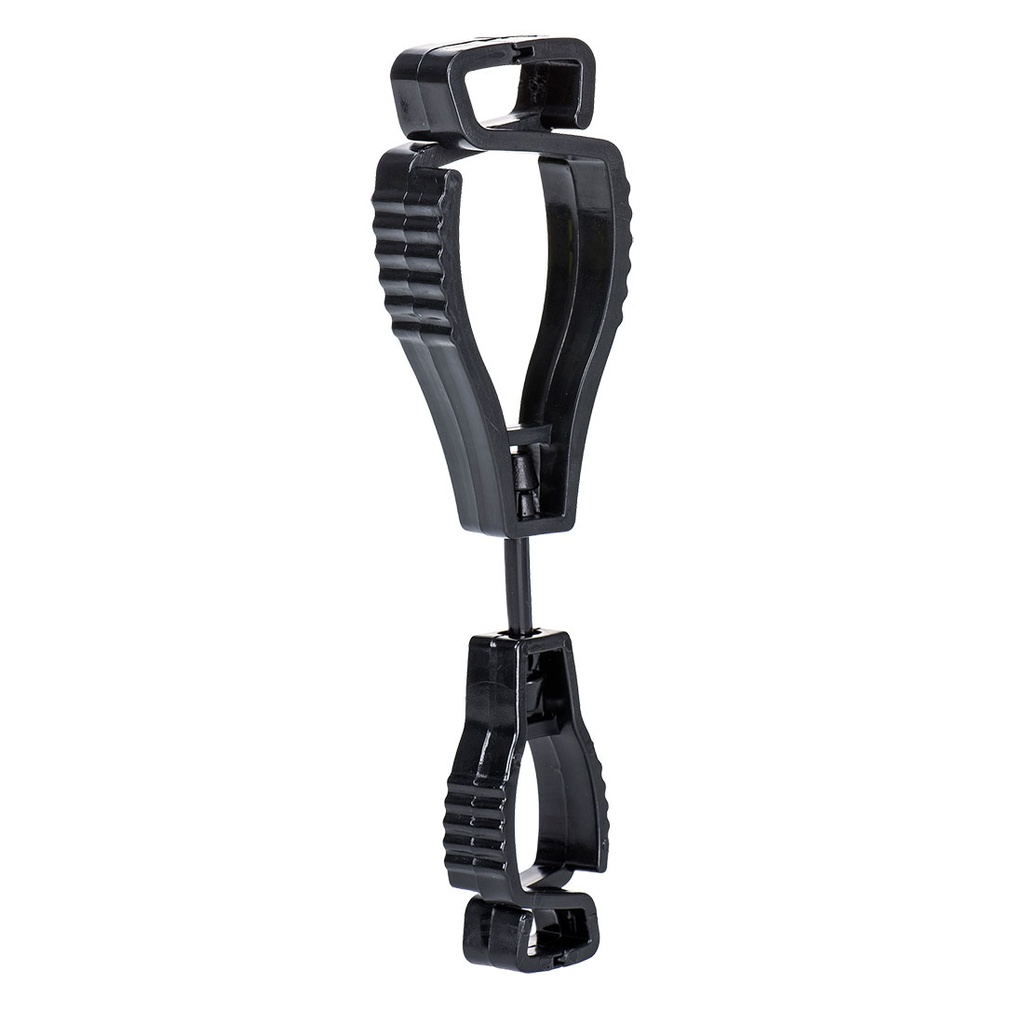 A002 - Metal Free Glove Clip Black (Pk40)