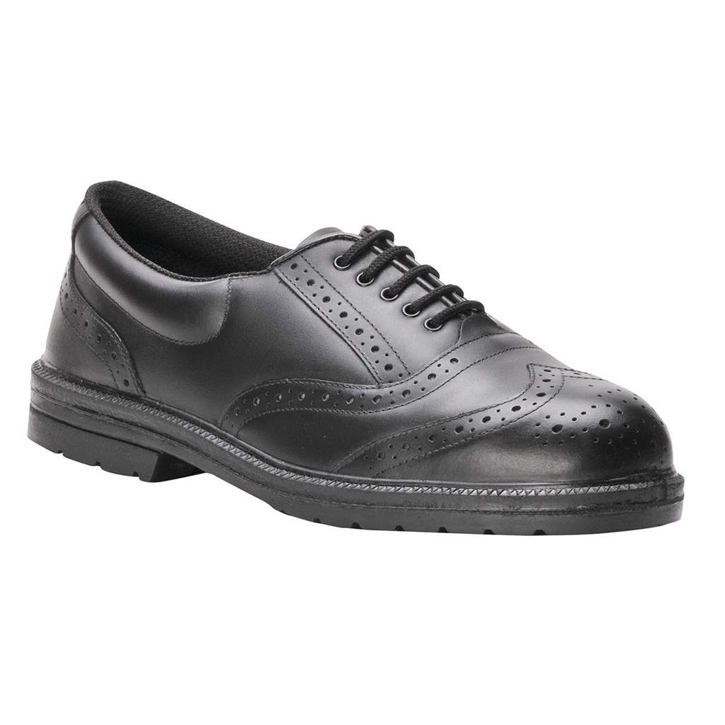 FW46 BLACK S1P Exec Brogue Shoe, 43 