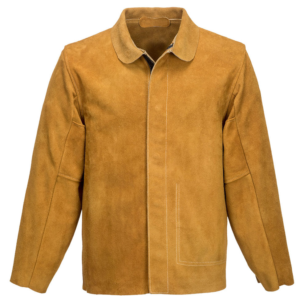 SW34 > Leather Welding Jacket > Tan