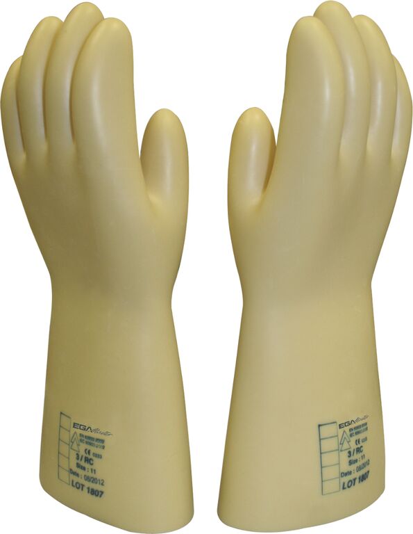 PAIR OF INSULATING GLOVES CLASS 0 - SIZE 9