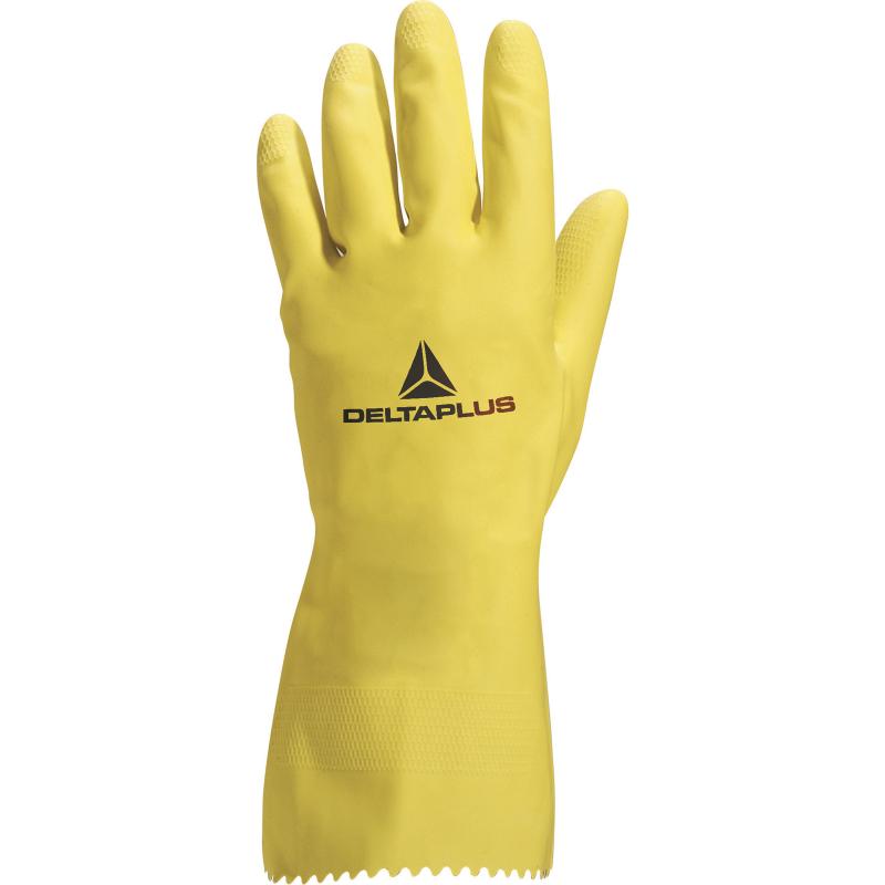 VE240 Yellow Latex Chemical Glove