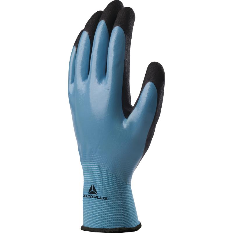 VV636BL Wet And Dry Full Nitrile Blue Glove