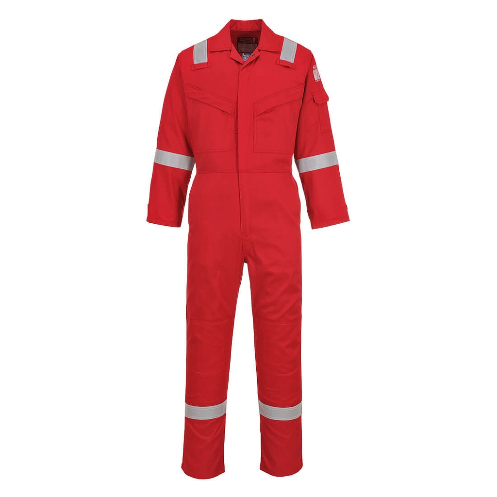 FR21 - Flame Resistant Anti-Static Red Coverall
