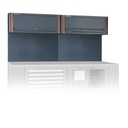 C55/2PM- Tool wall system with 2 suspended cabinets