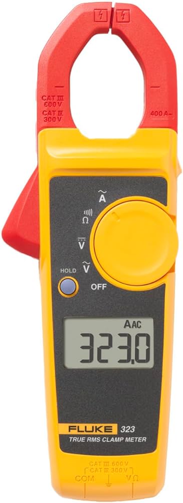 Fluke 323 True RMS Clamp Meter 400A-600V