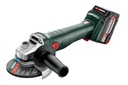 W 18 L 9-125 Quick 5" Cordless Angle Grinder 2X5.2AH LI-POWER
