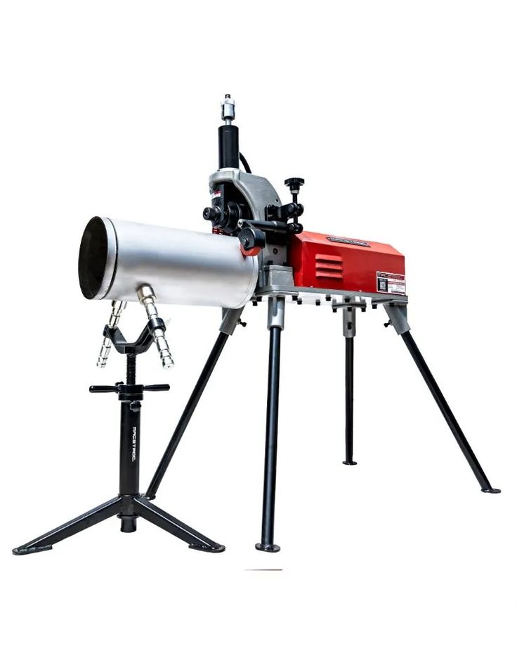2-12" Pipe Groover with Rollers set and Pipe stand, Thickness 10mm