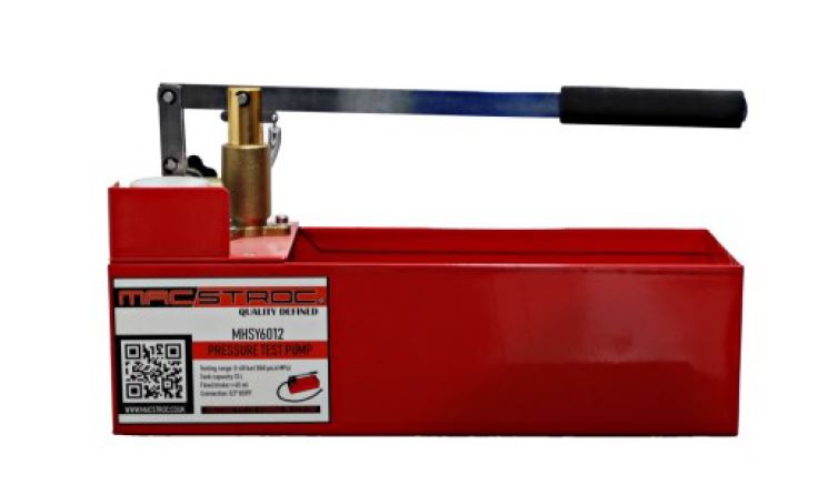 60 Bar Manual Testing Pump