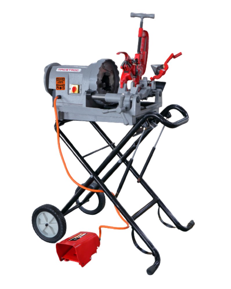 1/8 - 3” Pipe Threading Machine With Stand 1500W - 1PH