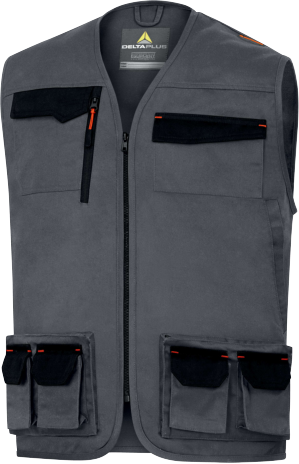 M2GI3 Lightweight Grey Work Vest