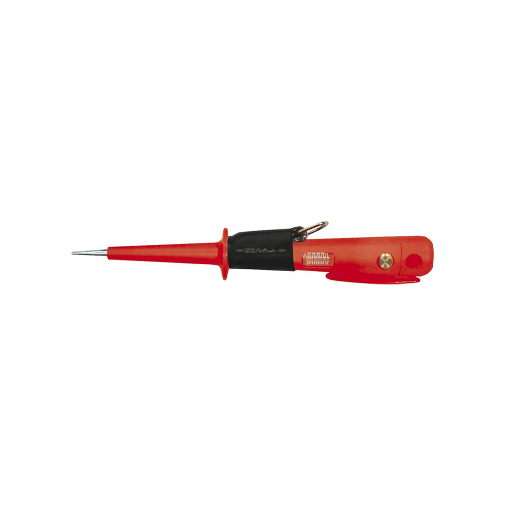 VOLTAGE TESTER 160 X 3 X 15 MM 0 - 220 V   WITH CLIP  