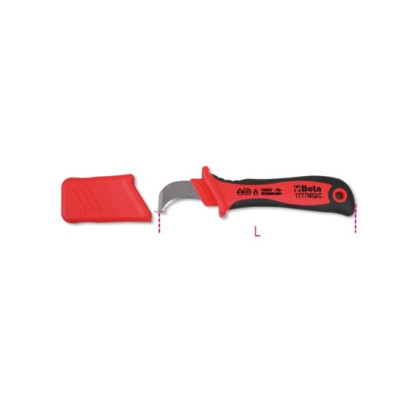1777MQ/C- CABLE STRIPPING KNIFE Vde Insulated 1000V