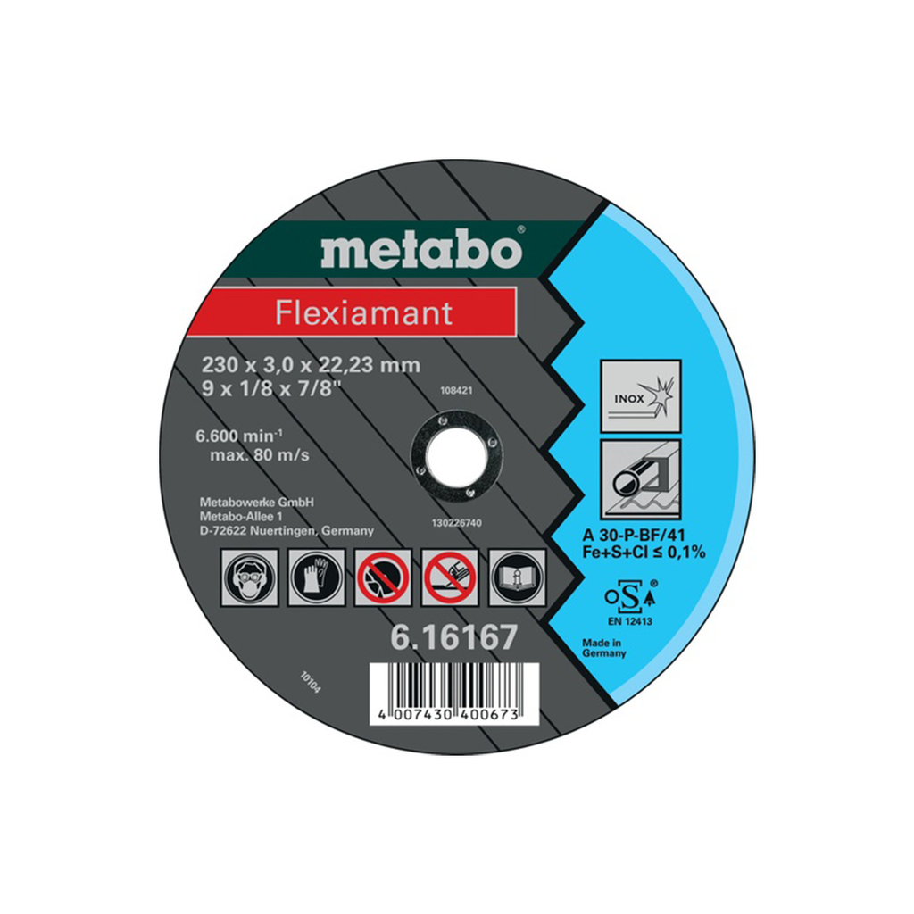 Inox Cutting Disc (230x1.9x22,23mm) TF41 - SP-Novorapid