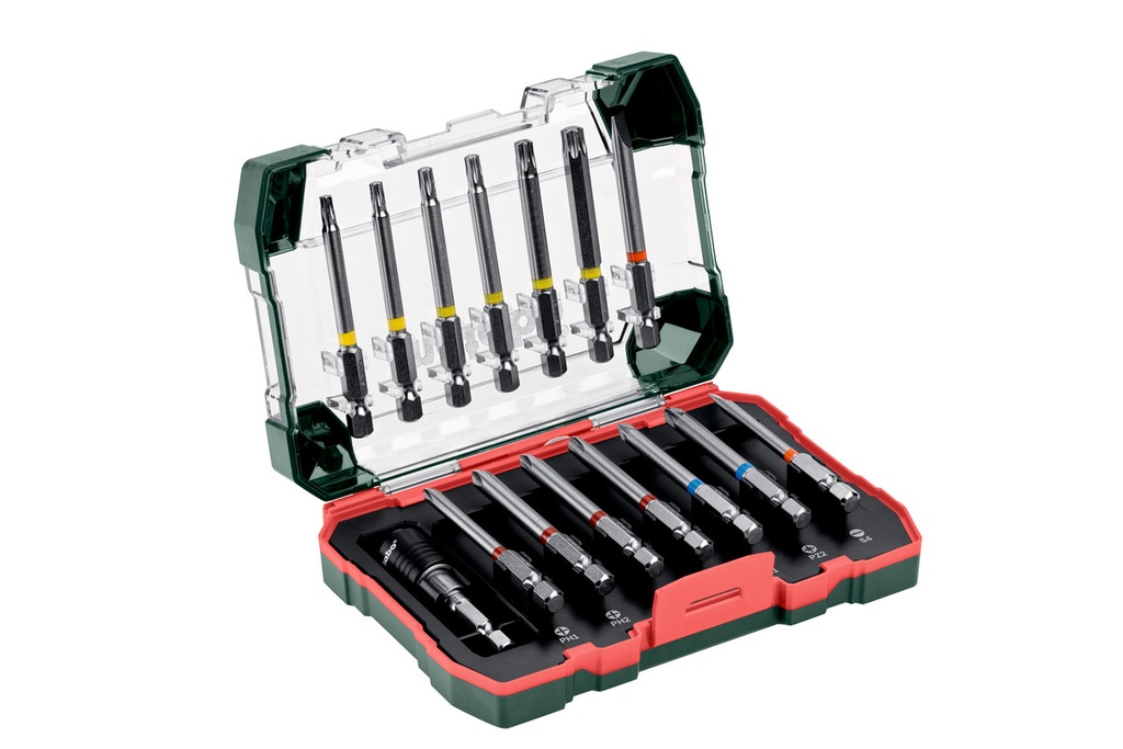 Bit-Set 15 pcs - Long With Magnetic Bit Holder