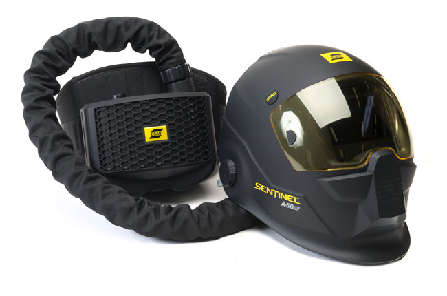 ESAB A50 Sentinal Air Auto Welding helmet with Air Purifying Unit