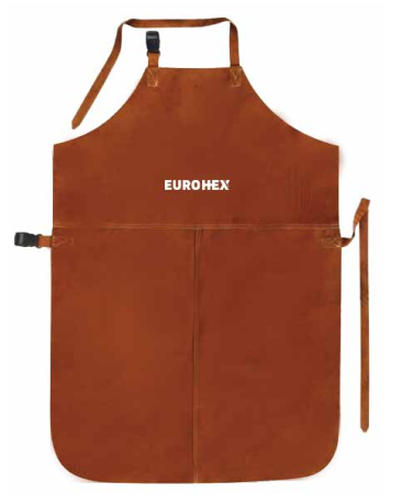 H-929-B Welding Apron Brown Cow Split Leather