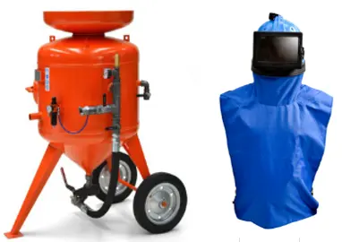 SANDBLASTING MACHINE CB 215 Liter D/4 SET