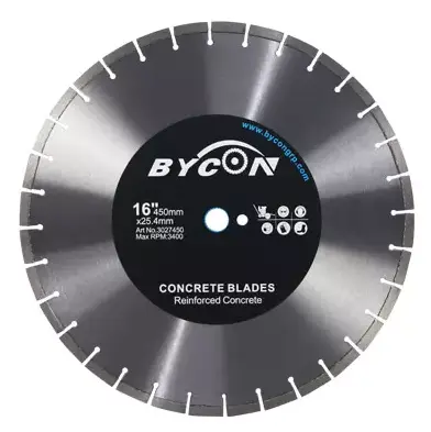 Concrete Diamond Disc (450x2.8x25.4mm) - 32 Segment (Premium) Laser Welded 